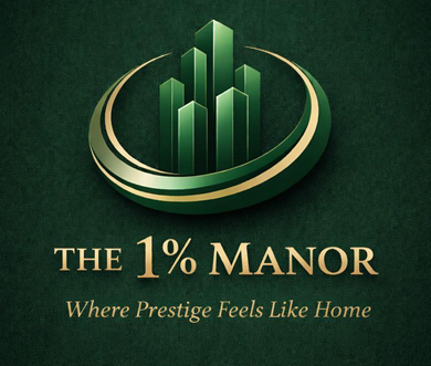 The 1% Manor crest and wordmark